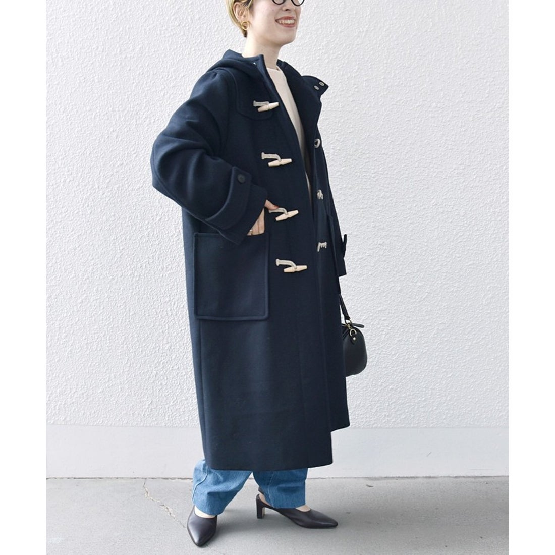 シップス エニィ SHIPS any SHIPS any: メルトン ロング ダッフル