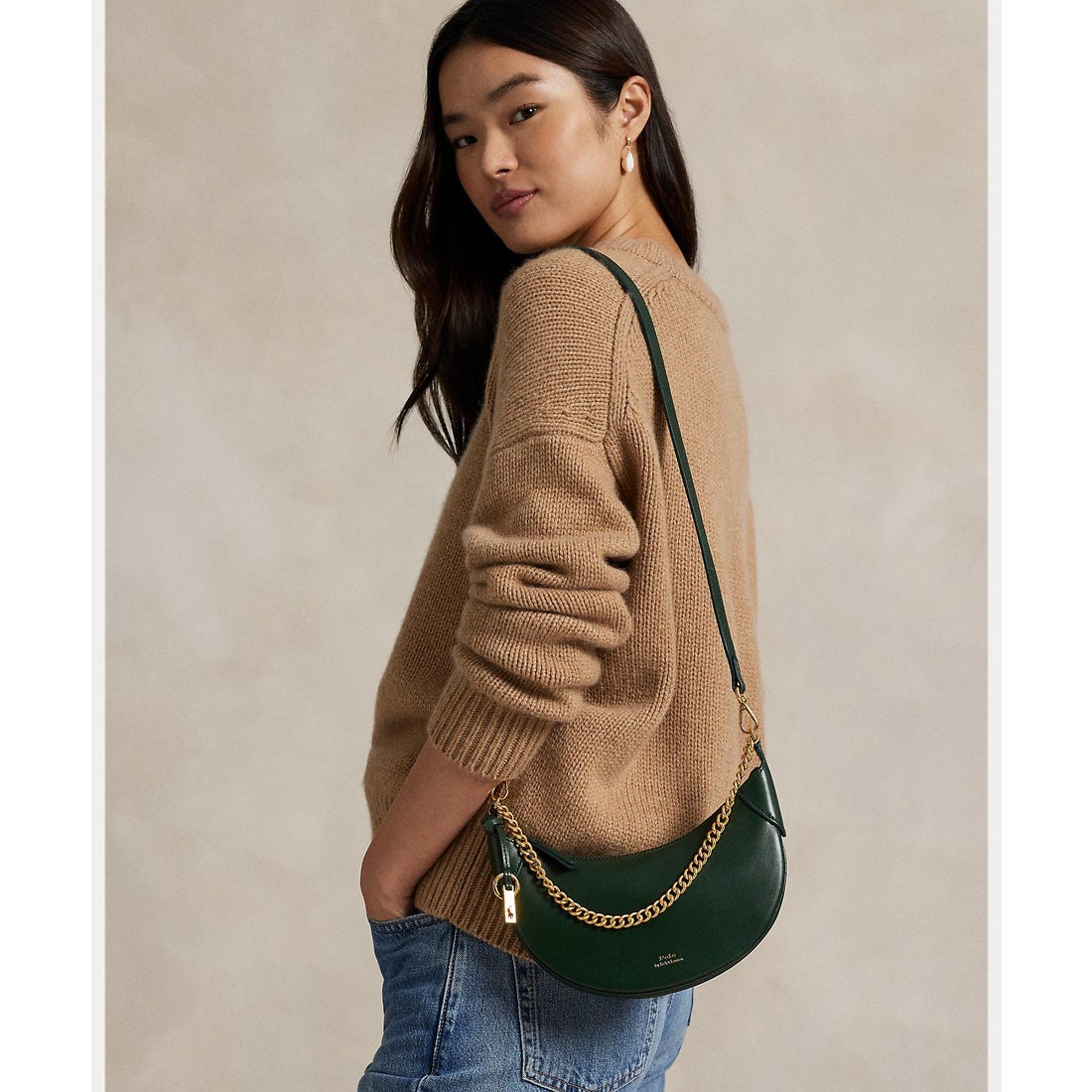 ポロ ラルフ ローレン POLO RALPH LAUREN Polo ID レザー ミニ