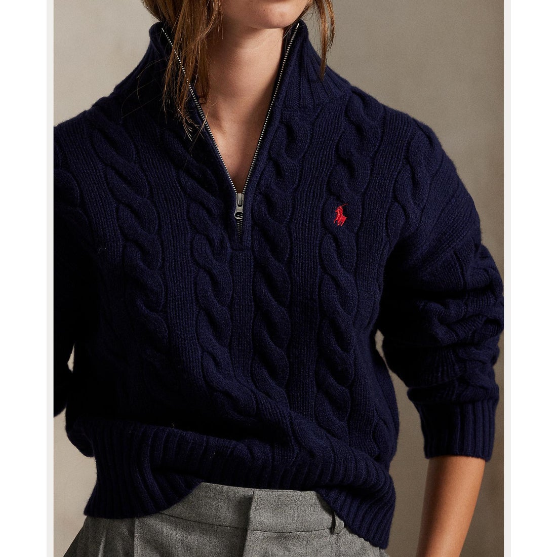 ポロ ラルフ ローレン POLO RALPH LAUREN ケーブル ウールカシミヤ