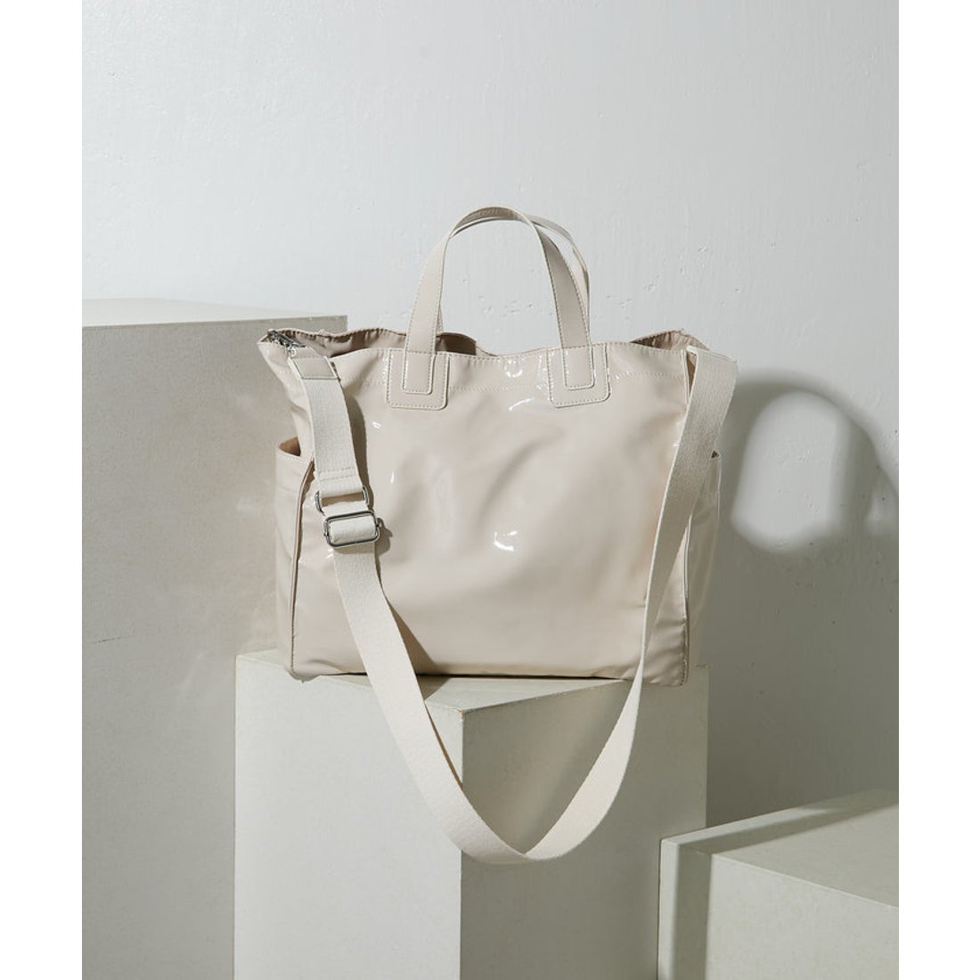 パル PAL 【ear PAPILLONNER】仕切りポケットトートバッグ Lサイズ