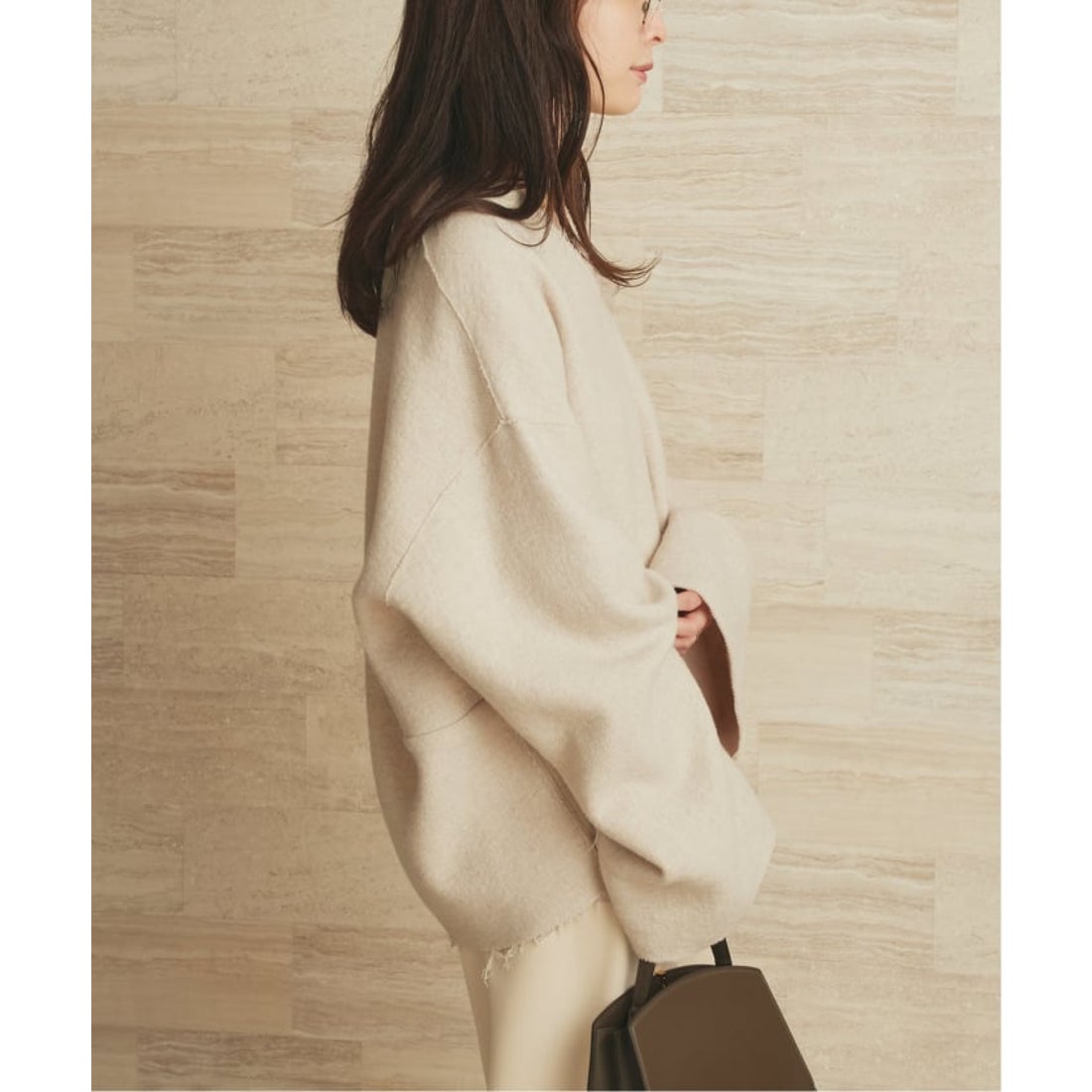 プラージュ Plage R'IAM シルエットブラウス （ナチュラル