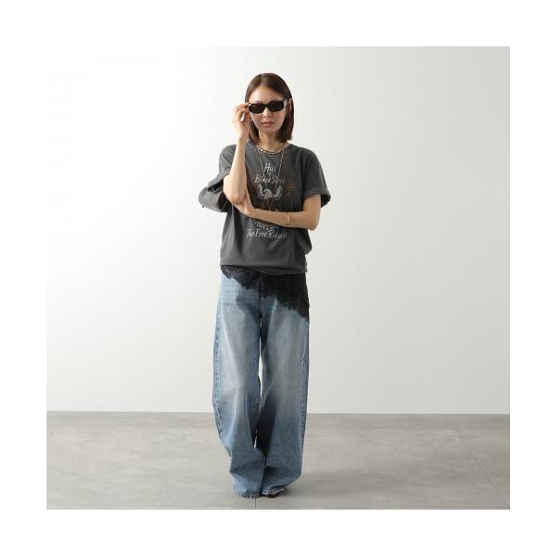 プラダ PRADA PRADA シンボルサングラス SPR 17W スクエア型 （1AB-5S0