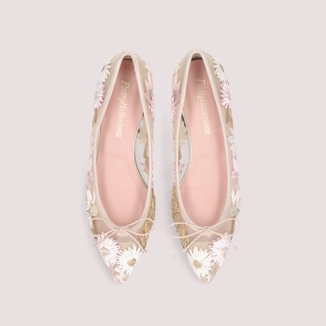 ELLA flower crochet / エラ フラワー クロシェ ポインテッドシューズ