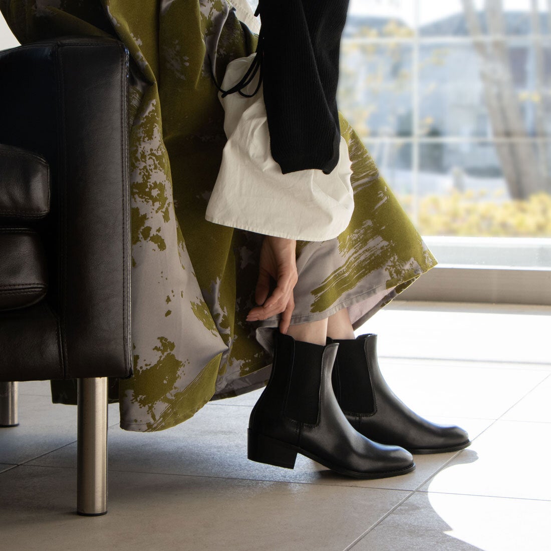 リザード ReZARD サイドゴアブーツ （ブラック） -靴＆ファッション