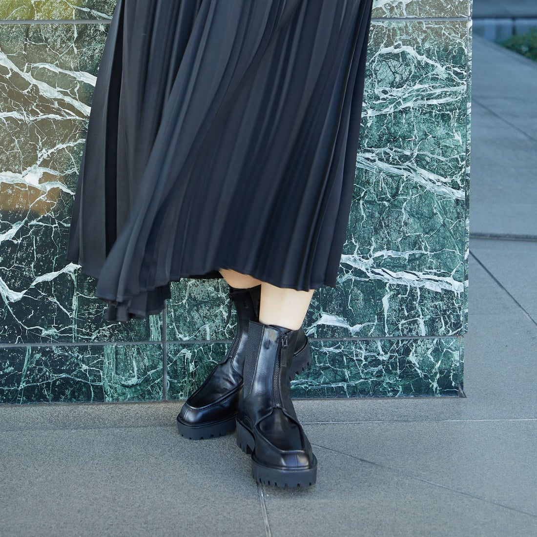 ラボ キゴシ ワークス RABOKIGOSHI works 4cmタンクソール本革ショート