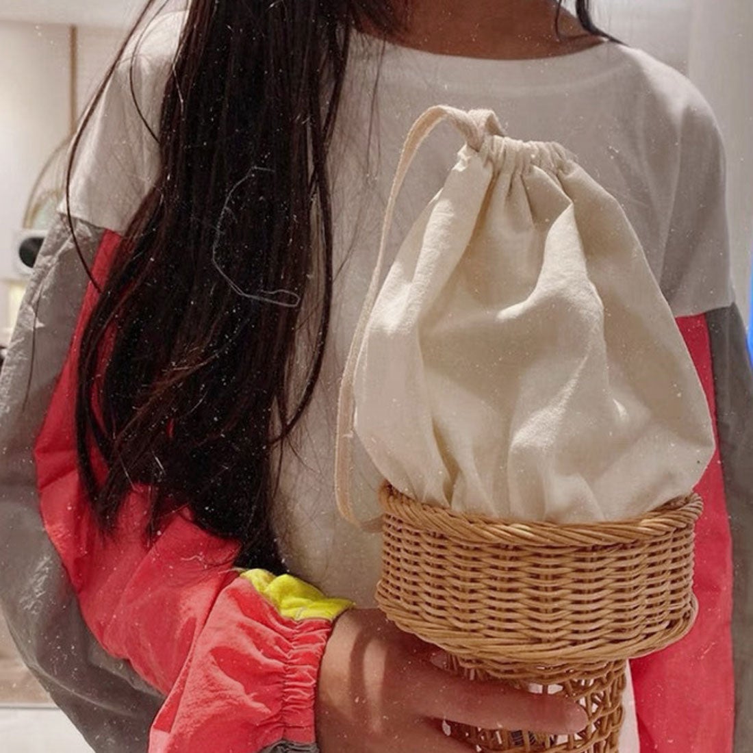 リアルスタイル REAL STYLE カゴバッグ かごバッグ ショルダー 肩掛け