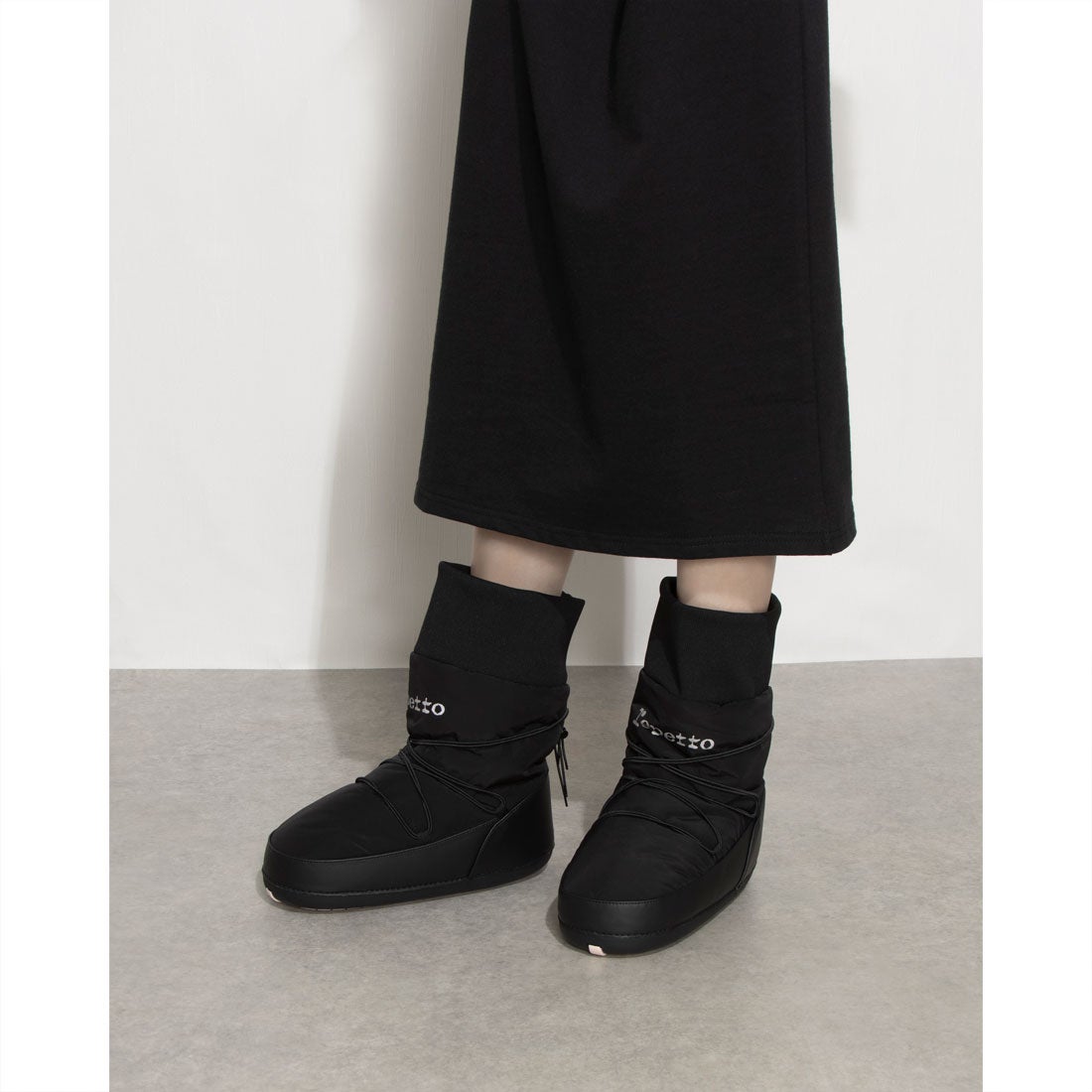 Repetto レペット repetto GENTIANE BOOTS （ブラック） -waja bazar