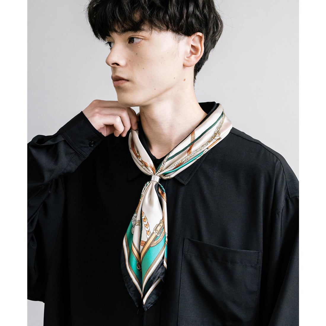 ロッキーモンロー Rocky Monroe 大判スカーフ バンダナ ストール