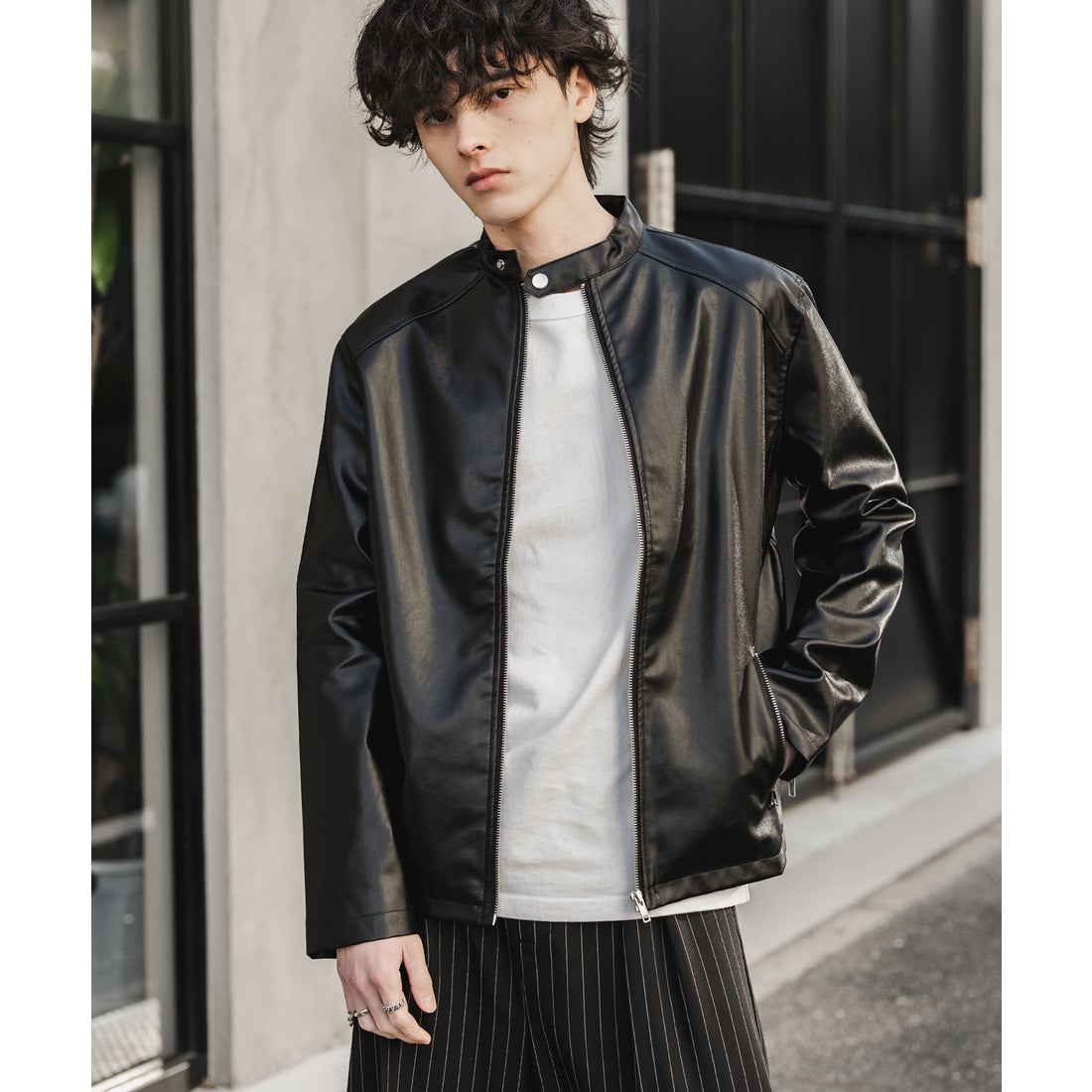 ロッキーモンロー Rocky Monroe レザージャケット シングルライダース