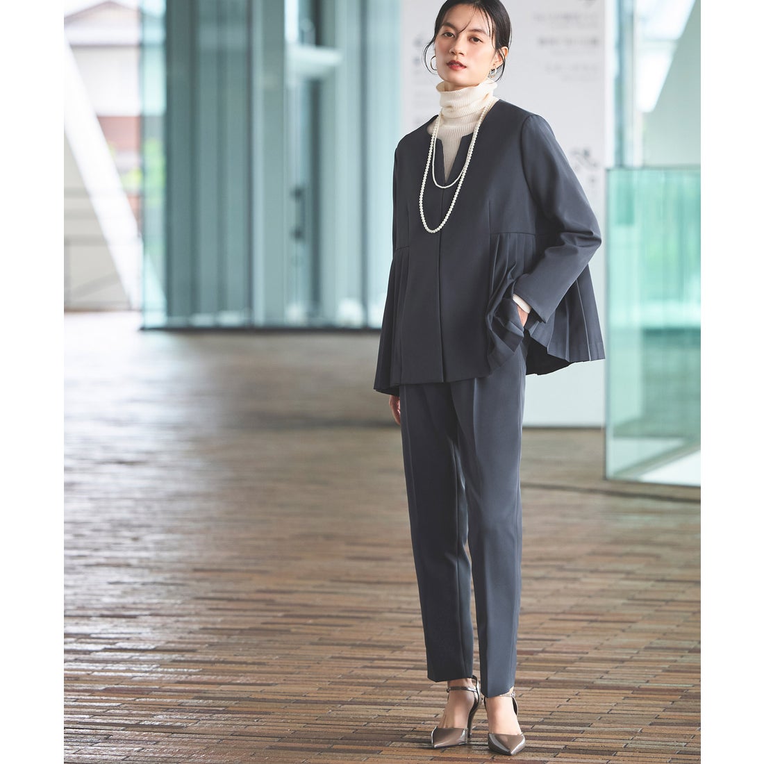 ルイルエブティック RUIRUE BOUTIQUE 2点セット ｜ サイドプリーツ