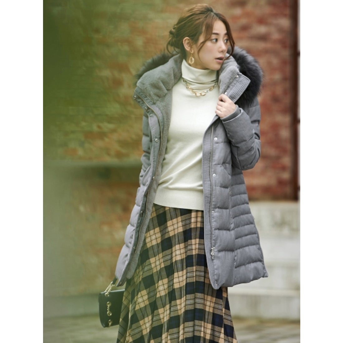 ルイルエブティック RUIRUE BOUTIQUE ラクーンファーサイドジップ