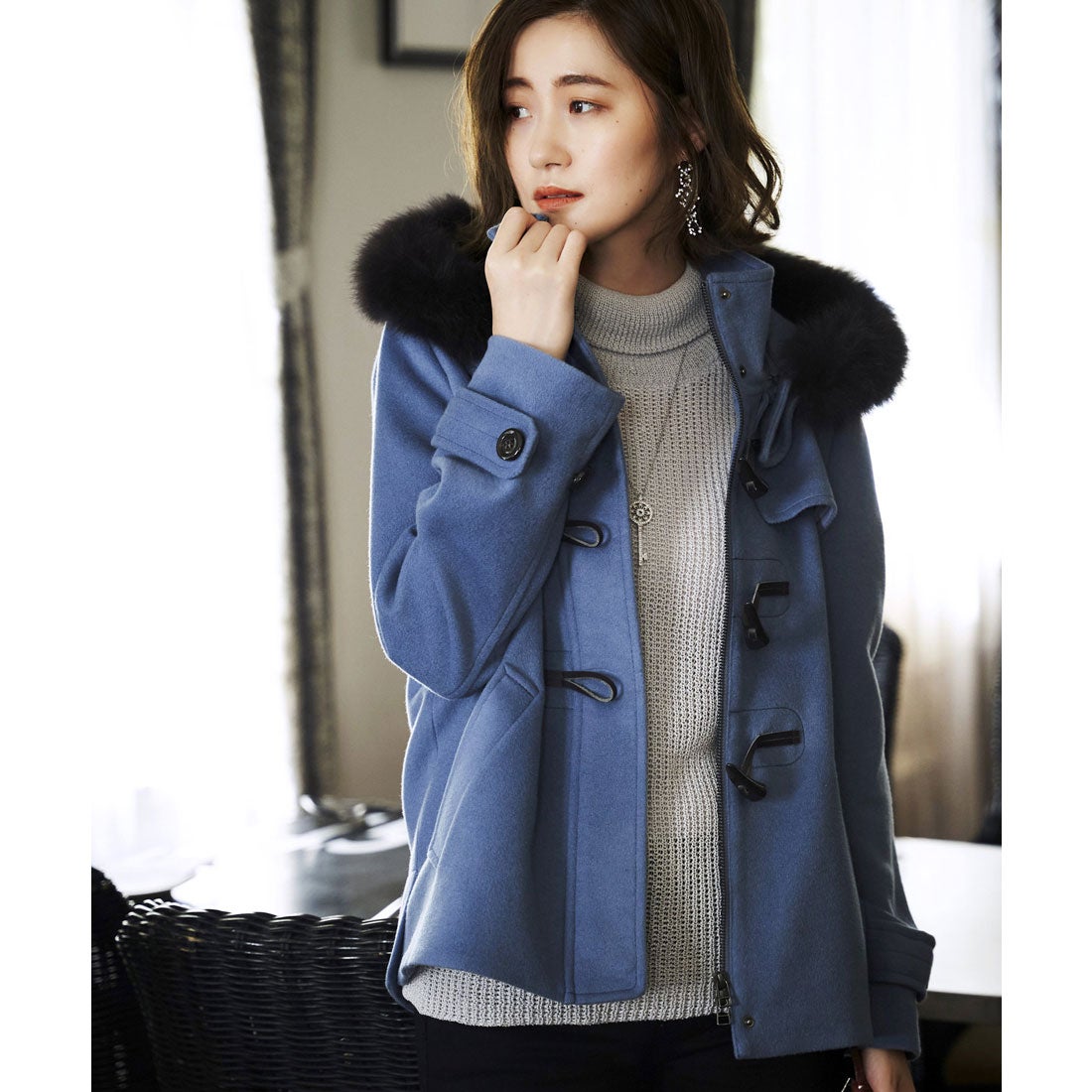 ルイルエブティック RUIRUE BOUTIQUE フォックスファーショート