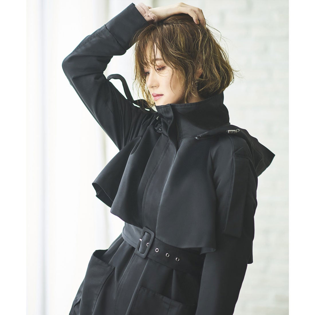 ルイルエブティック RUIRUE BOUTIQUE 2way 撥水 ｜ フードロング