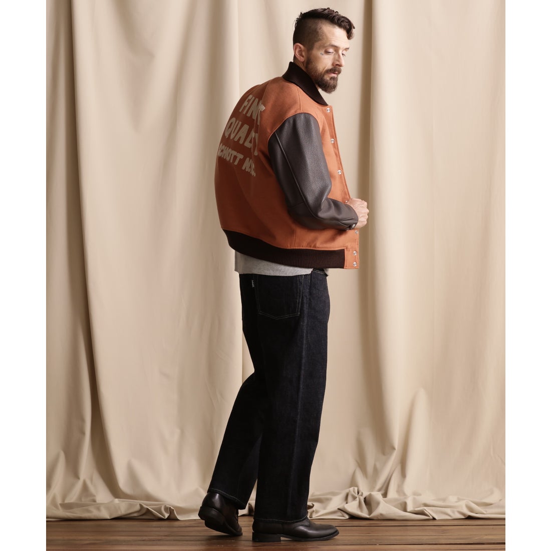 ショット Schott ×SKOOKUM/×スクーカム/STUDIUM JACKET FINEST QUALITY