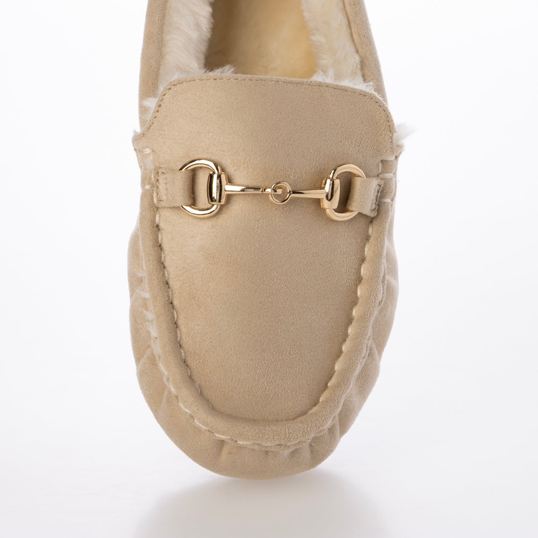 ソルヴィー SoLeVie もこもこファー モカシンビットローファー