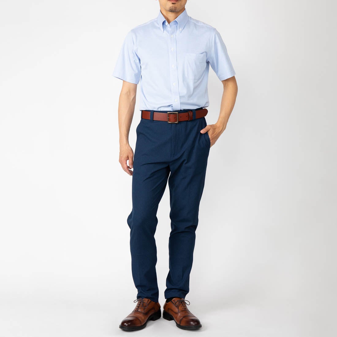 クールフルレングスパンツ （ビターネイビー） -WWSワークウェアスーツ