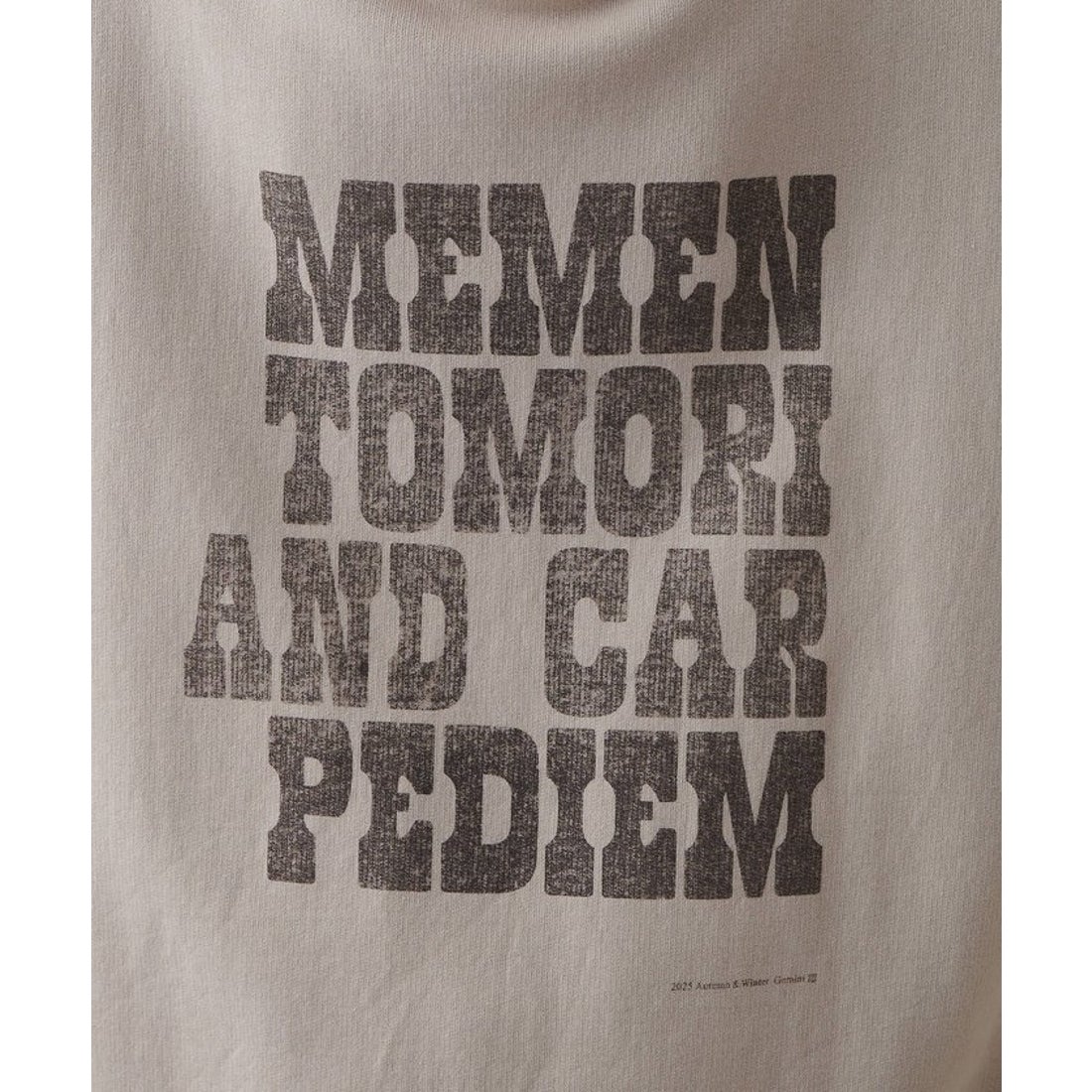 ウィムガゼット Whim Gazette 【GEMINI】オーバーバックプリント