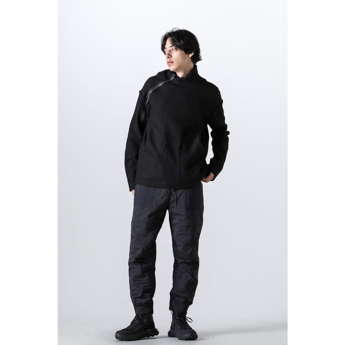 The Viridi-anne Fulling Pullover Jacket （Black） 通販 大阪/京都