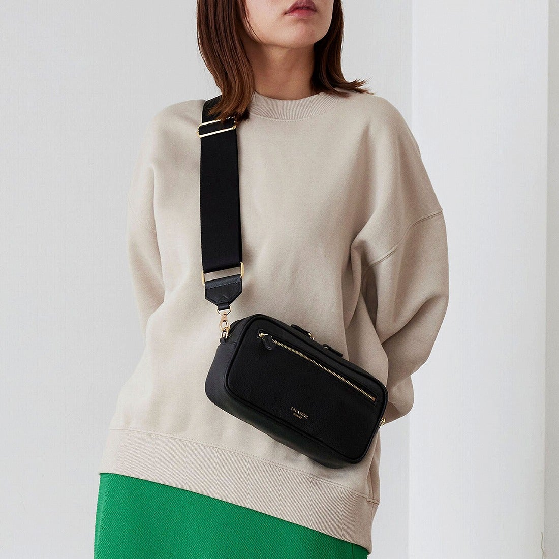 トプカピ TOPKAPI シュリンクレザー スクエア 2way ショルダー バッグ