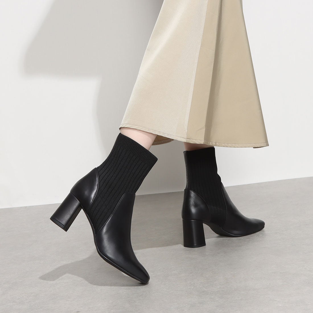 タラントン バイ ダイアナ TALANTON by DIANA ニットショートブーツ