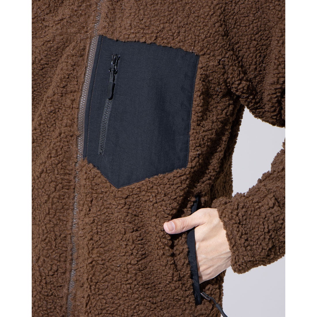 ティゴラ TIGORA SMART シープボアフリースジャケット メンズ フリース