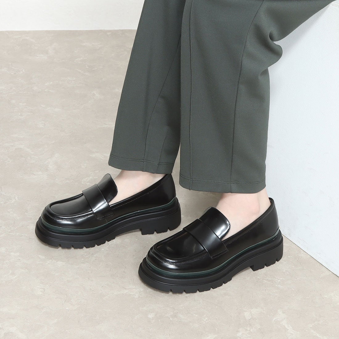 ツモリチサト ウォーク tsumori chisato WALK タンクソールローファー