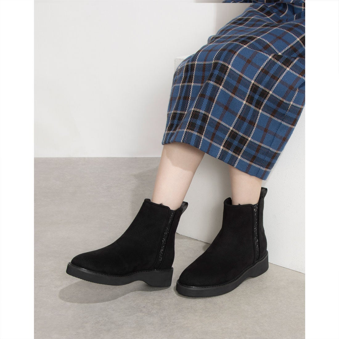 ツモリチサト ウォーク tsumori chisato WALK 厚底ボアショートブーツ