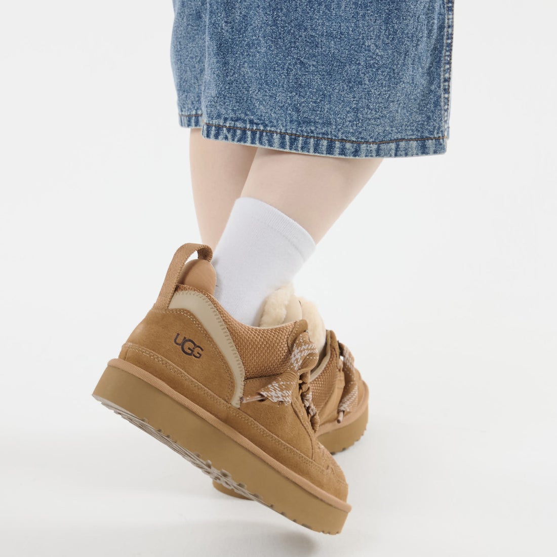 UGG アグ スニーカー ローメル レディース LOWMEL ブラウン 1144032
