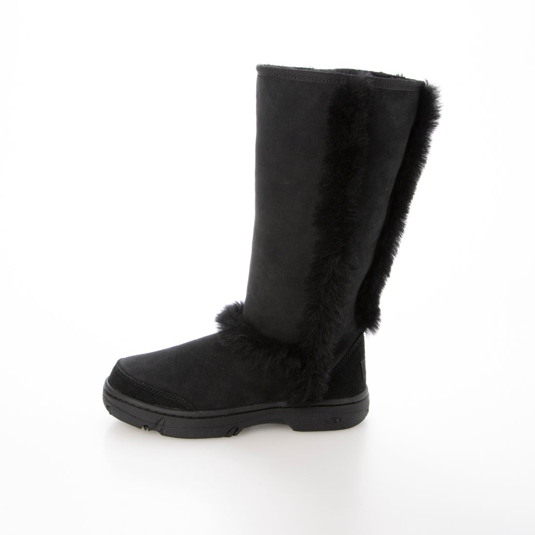 アグ UGG ☆ファートリムムートンブーツ （ブラック） -waja bazar