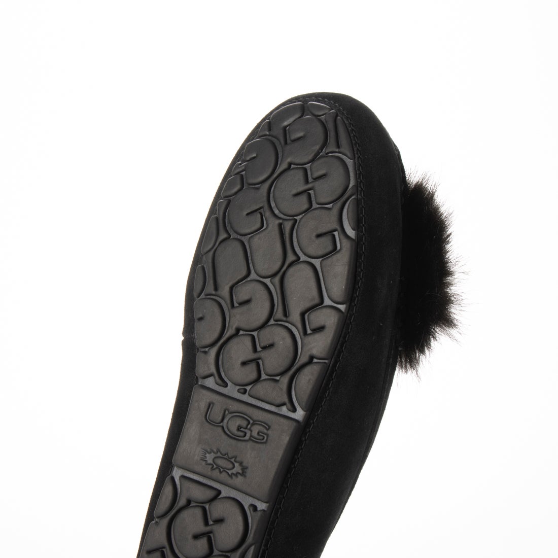 アグ UGG Ansley Puff Bow リボン モカシン （Charcoal