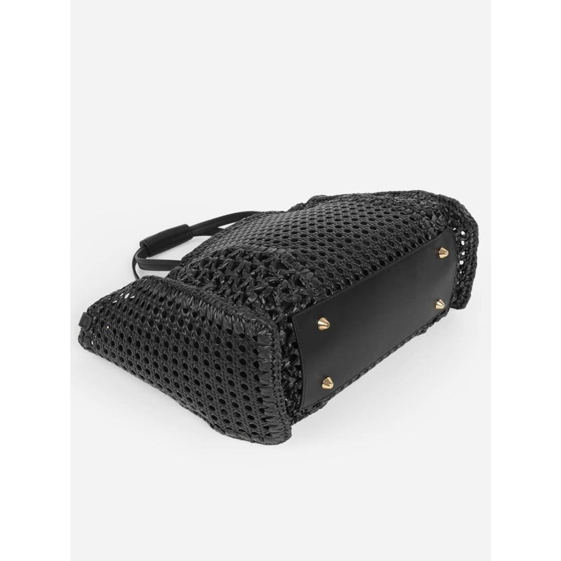 ヴァン Vin メッシュかごバッグ （ブラック） - ファッション通販