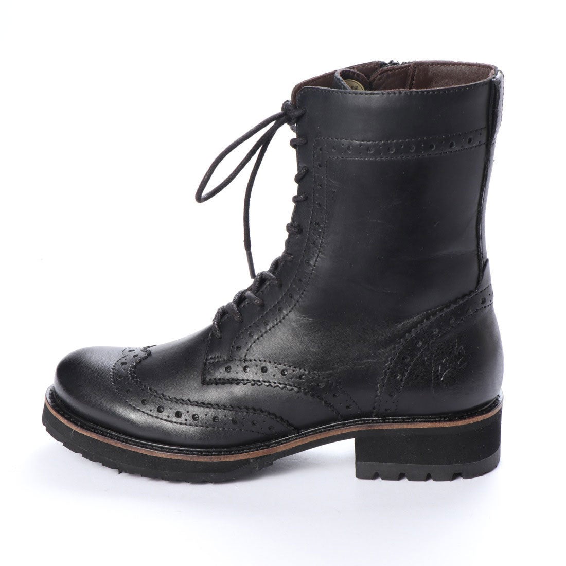 本革レースアップブーツ （ブラック） -YOSUKE U・S・A 公式