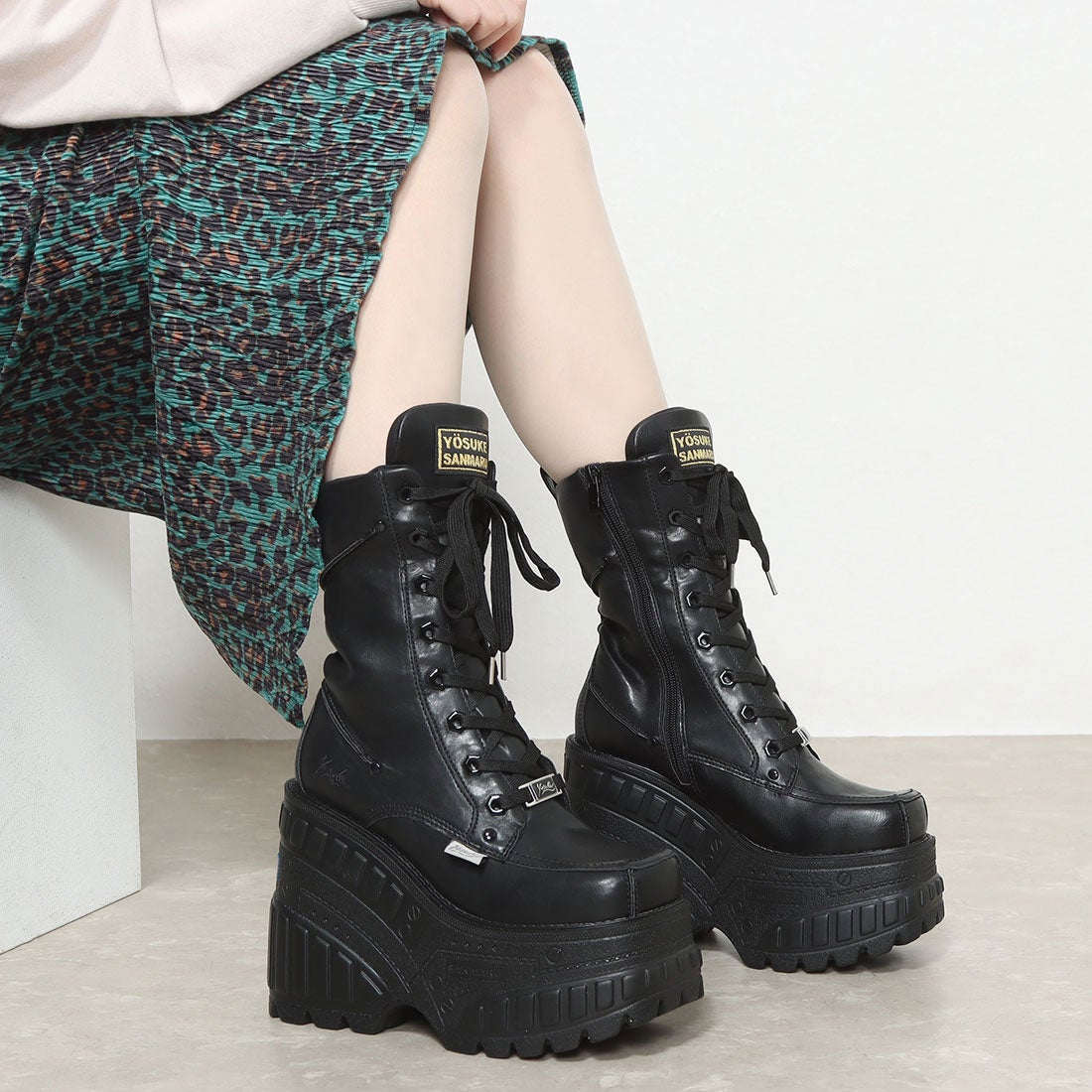 厚底スニーカーブーツ （ブラック） -YOSUKE U・S・A 公式