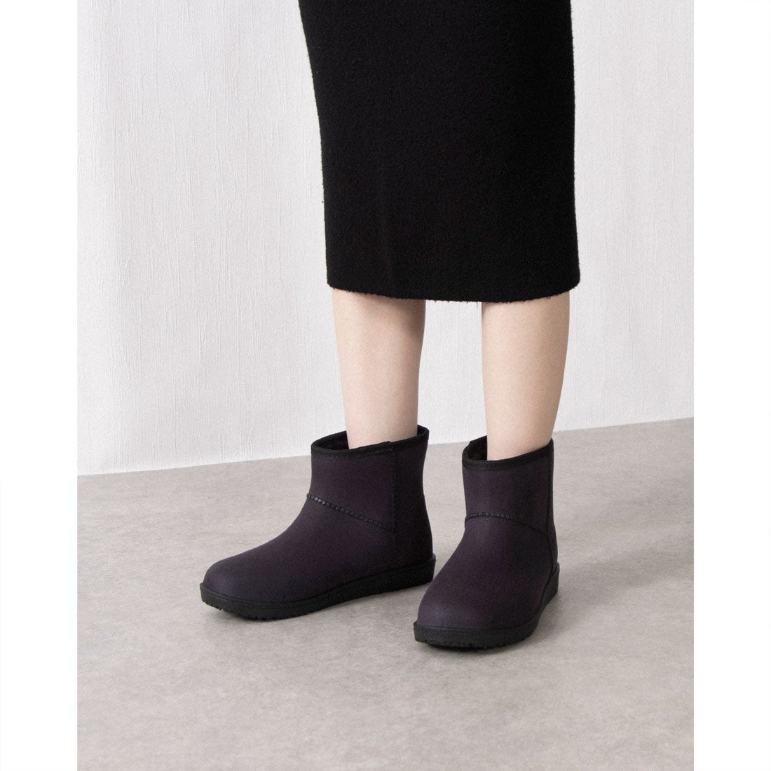 ムートンレインブーツ （キャメル） -YOSUKE U・S・A 公式