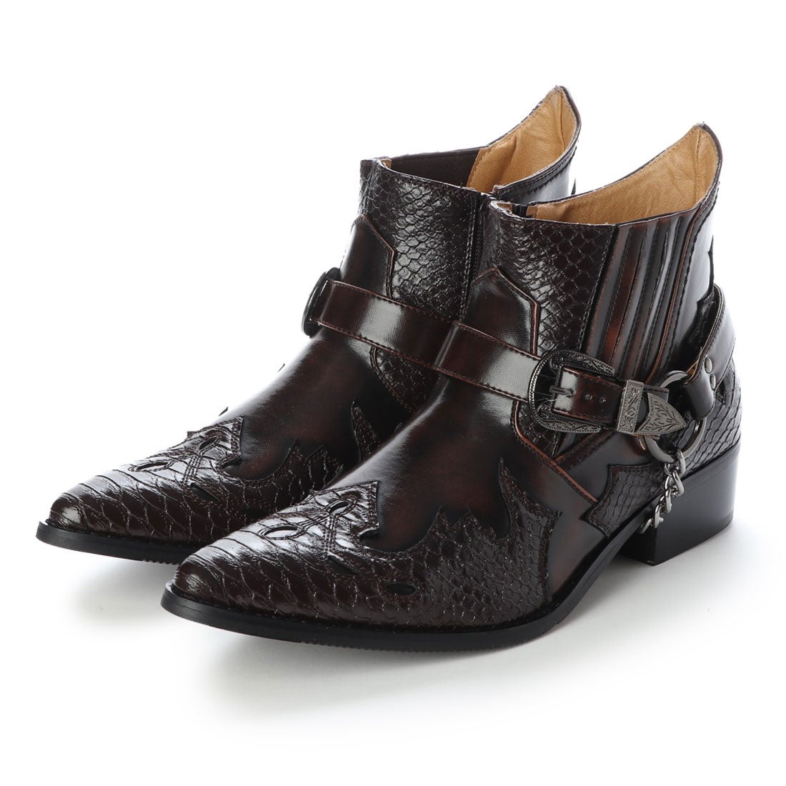 ジーノ ZEENO メンズ ウエスタンブーツ ウェスタン サイドゴアブーツ