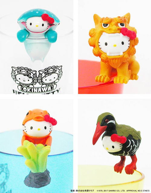 キティちゃんがシーサーにIN！大人気ご当地“コップのフチの仲間達