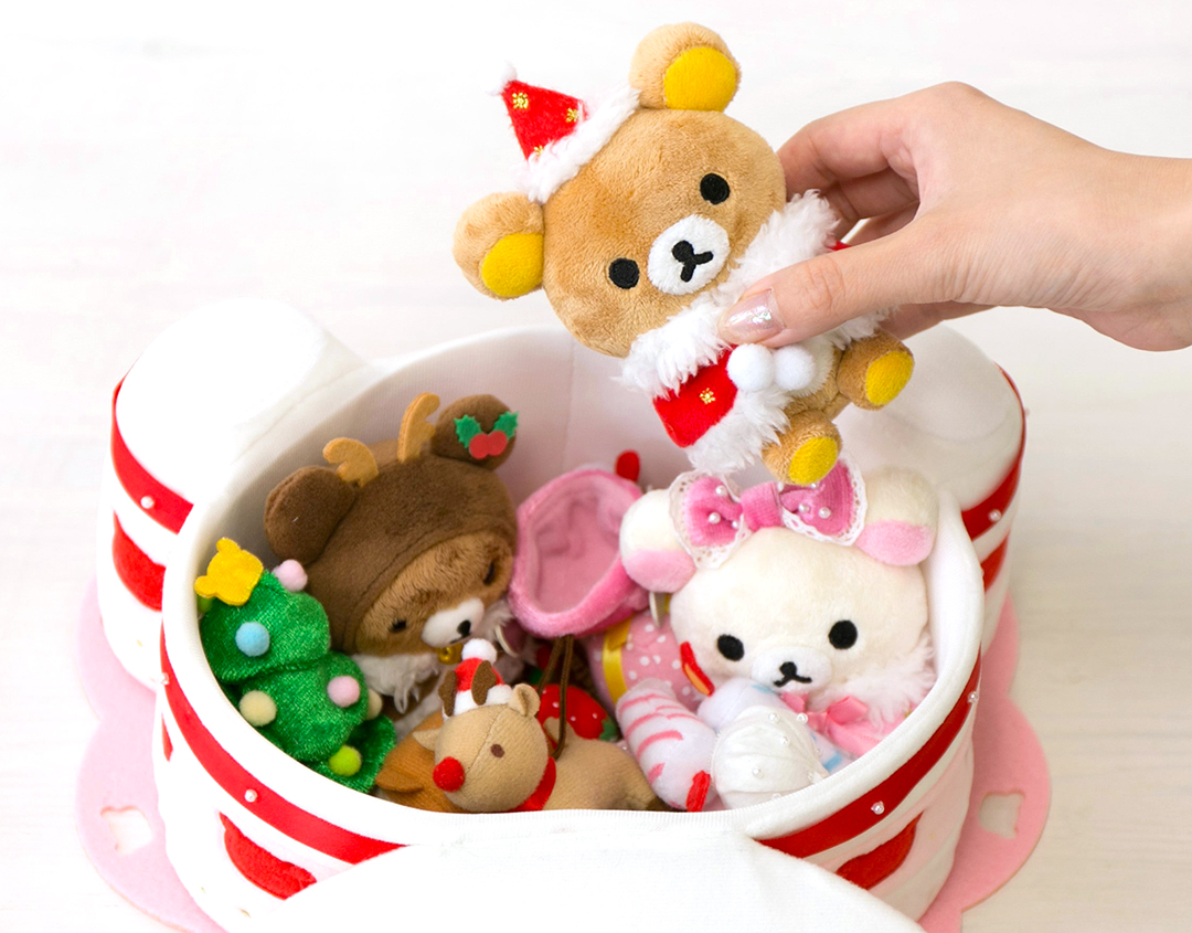 今年はリラックマのXmasケーキ!?リラックマの仲間たちも勢ぞろいした