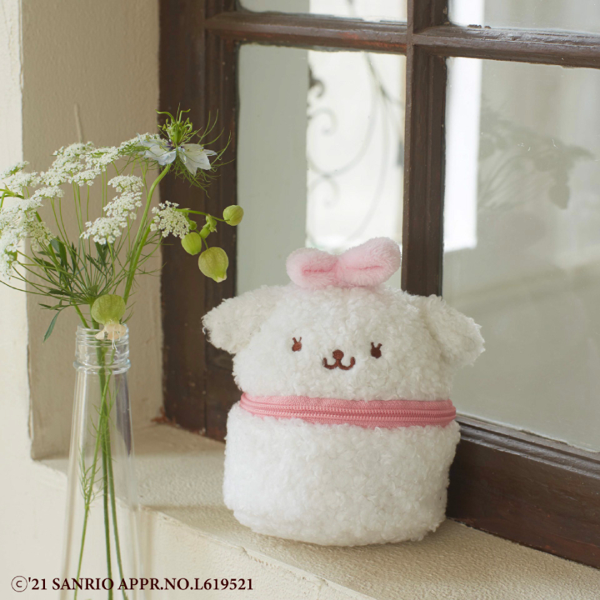 おでかけが大好きなポムポムプリンとマカロンの仲良しシリーズ