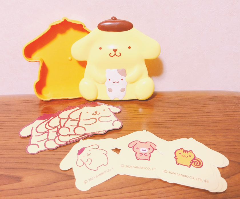 ポムポムプリンがスタンプやティッシュケース、小物入れに♡ ハッピー