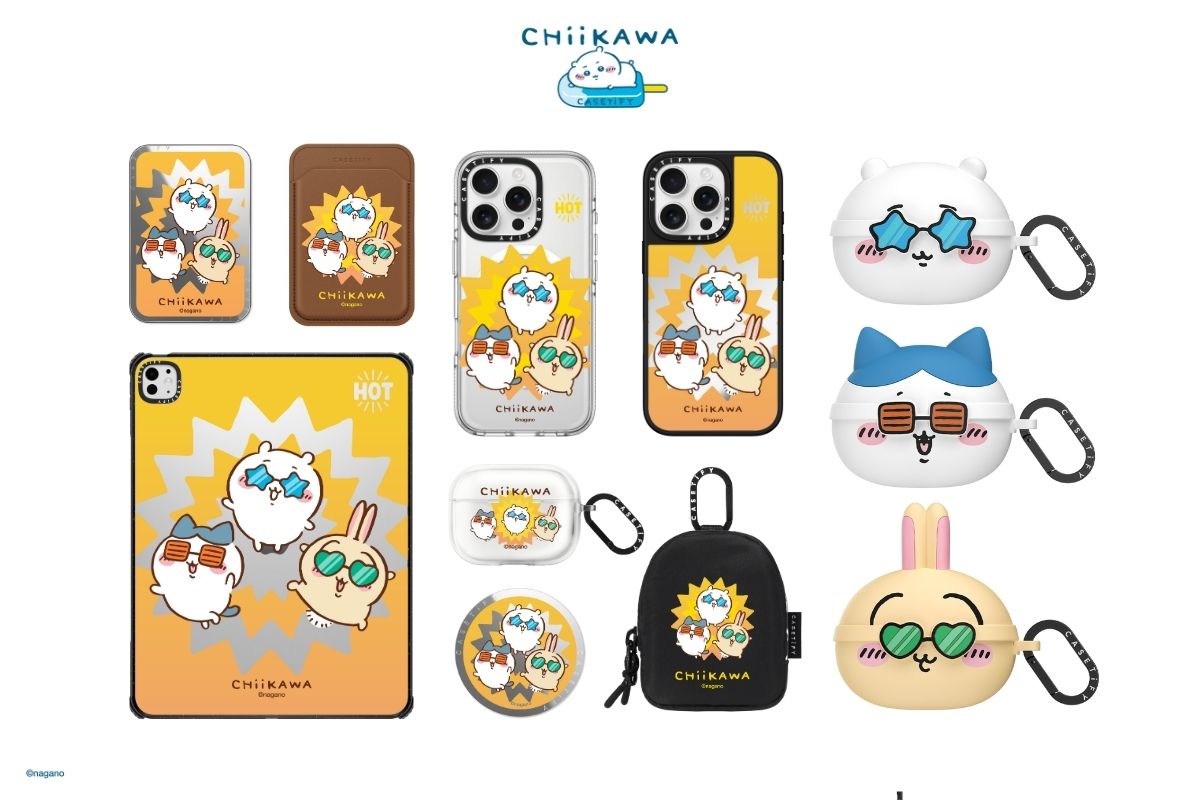 ちいかわ x CASETiFY」コラボ第2弾が発売！ちいかわ、ハチワレ、うさぎ