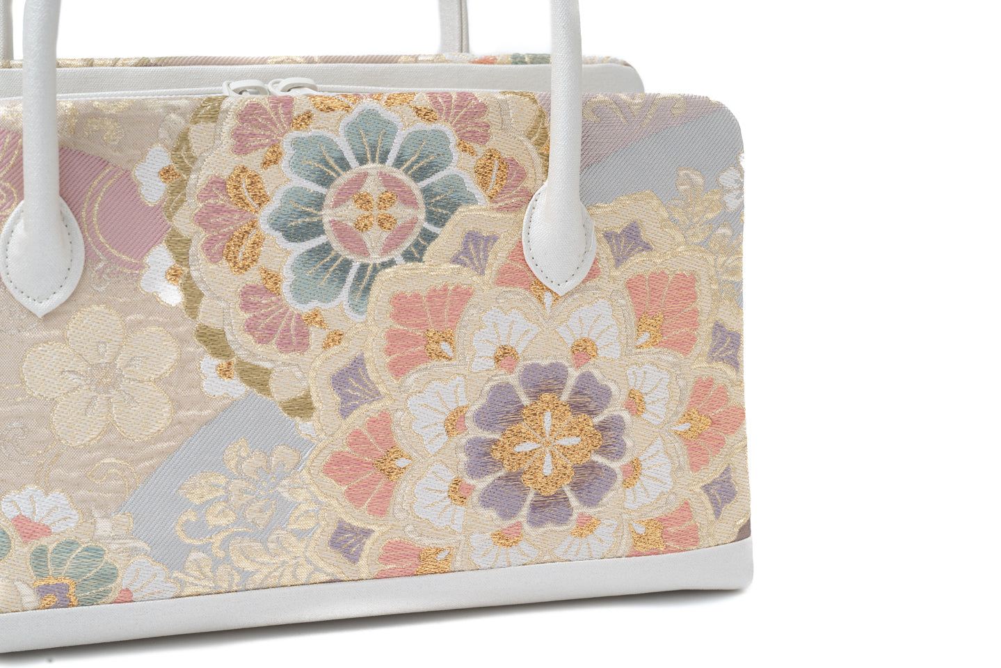 金彩織の利休バッグ】華紋唐草｜京都西陣・となみ織物/仙福屋宗介