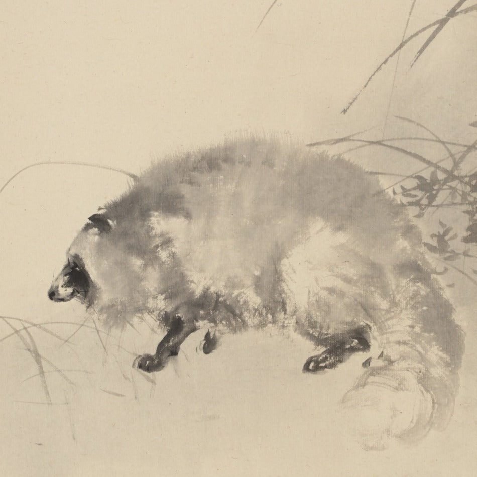 掛け軸 月に狸 – SENSE of 京表具