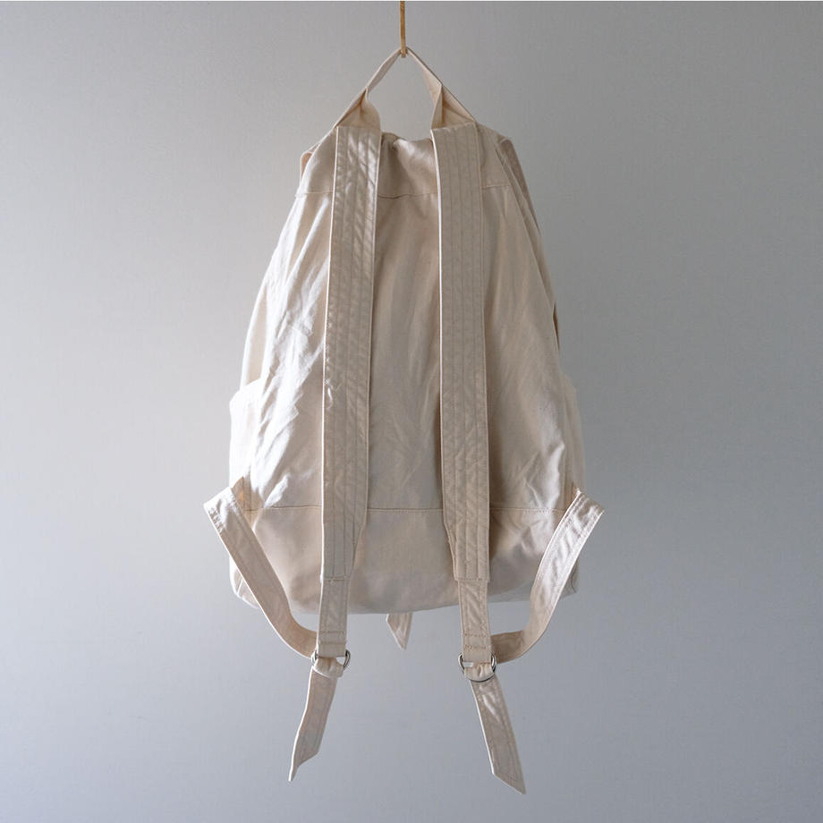 takeshi kanda】キャンバスリュック/きなり