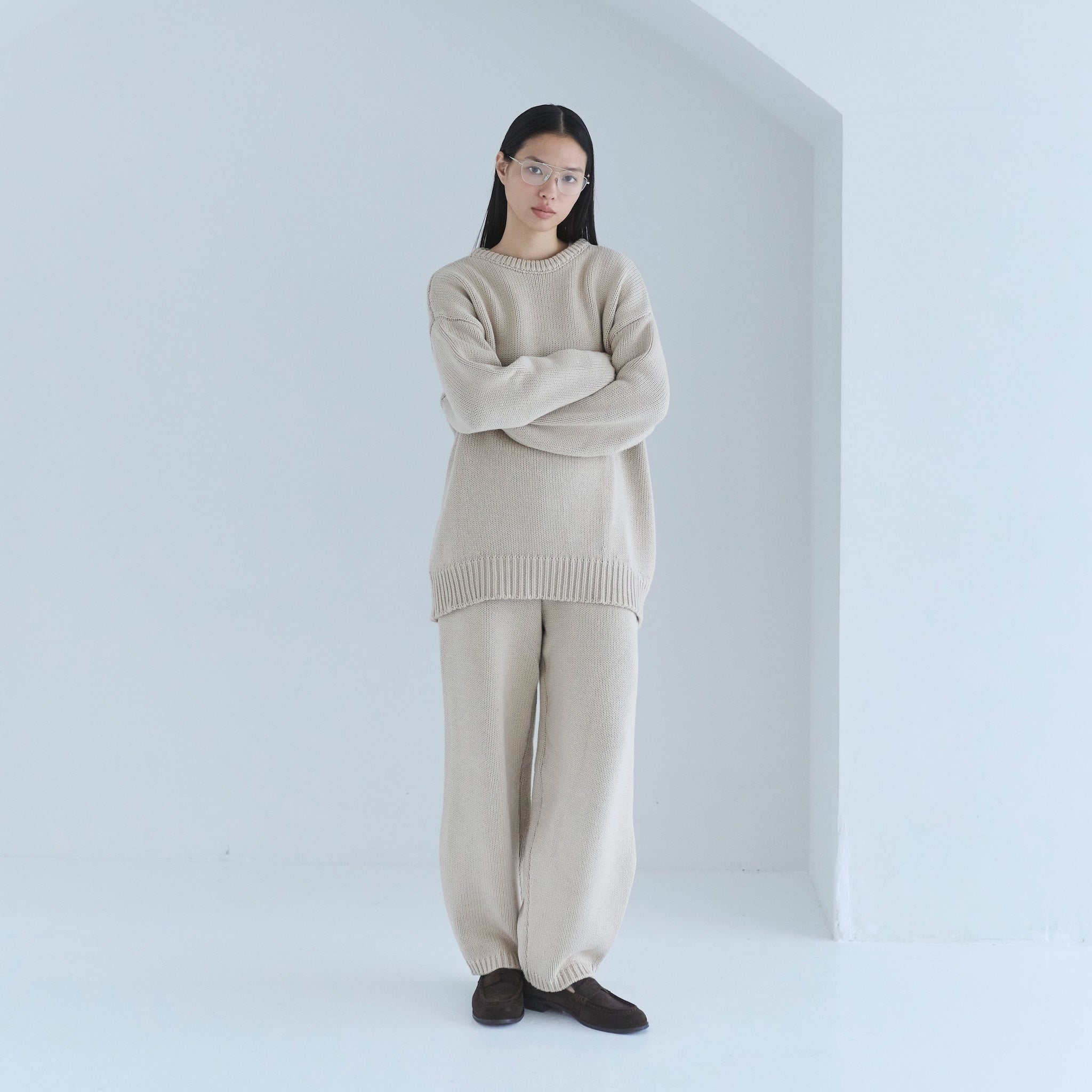 HeavyコットンLOOSEニット