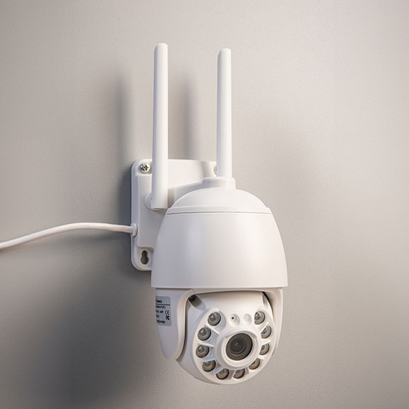 スマホ対応 パン・チルト 400万画素 Wi-Fiカメラ AT-702