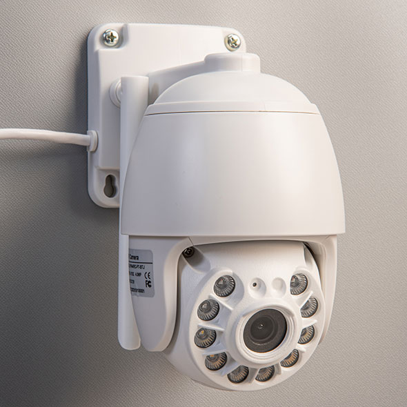 スマホ対応 パン・チルト 400万画素 Wi-Fiカメラ AT-702