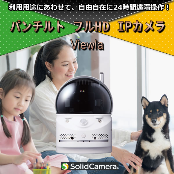 パンチルト フルHD IPカメラViewla IPC-07FHDII