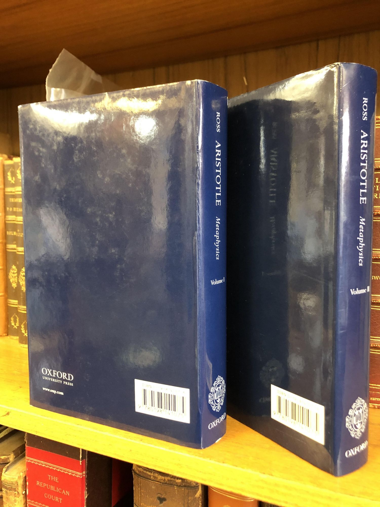 METAPHYSICS TWO VOLUMES | Aristotle, W. D. Ross | 1997 Edition