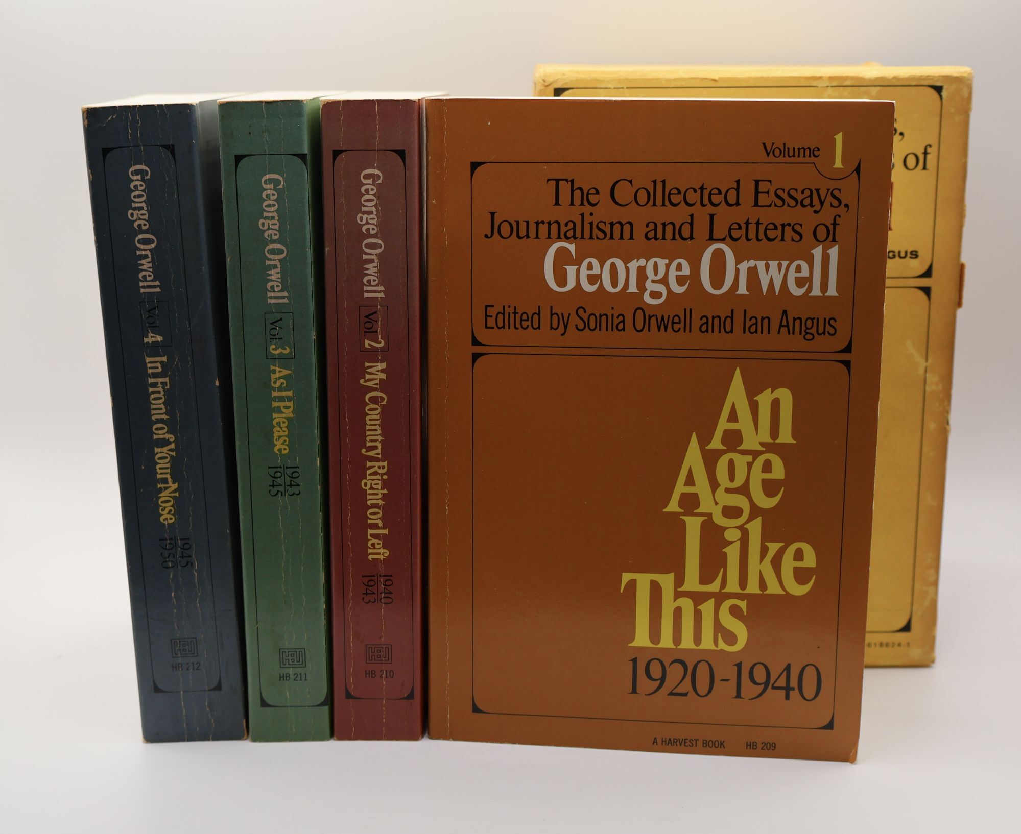 THE COLLECTED ESSAYS, JOURNALISM AND LETTERS OF GEORGE ORWELL Four