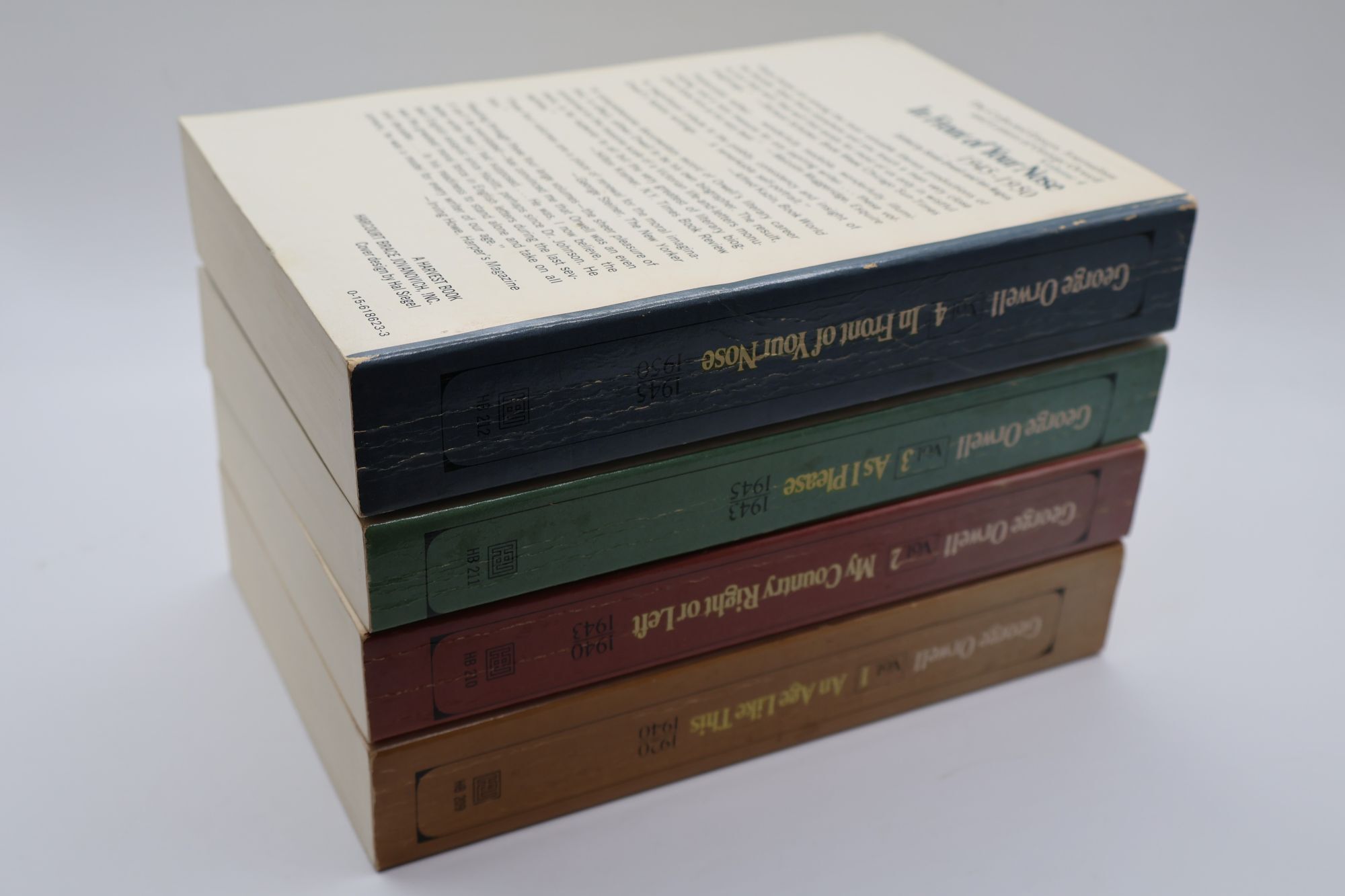 THE COLLECTED ESSAYS, JOURNALISM AND LETTERS OF GEORGE ORWELL Four